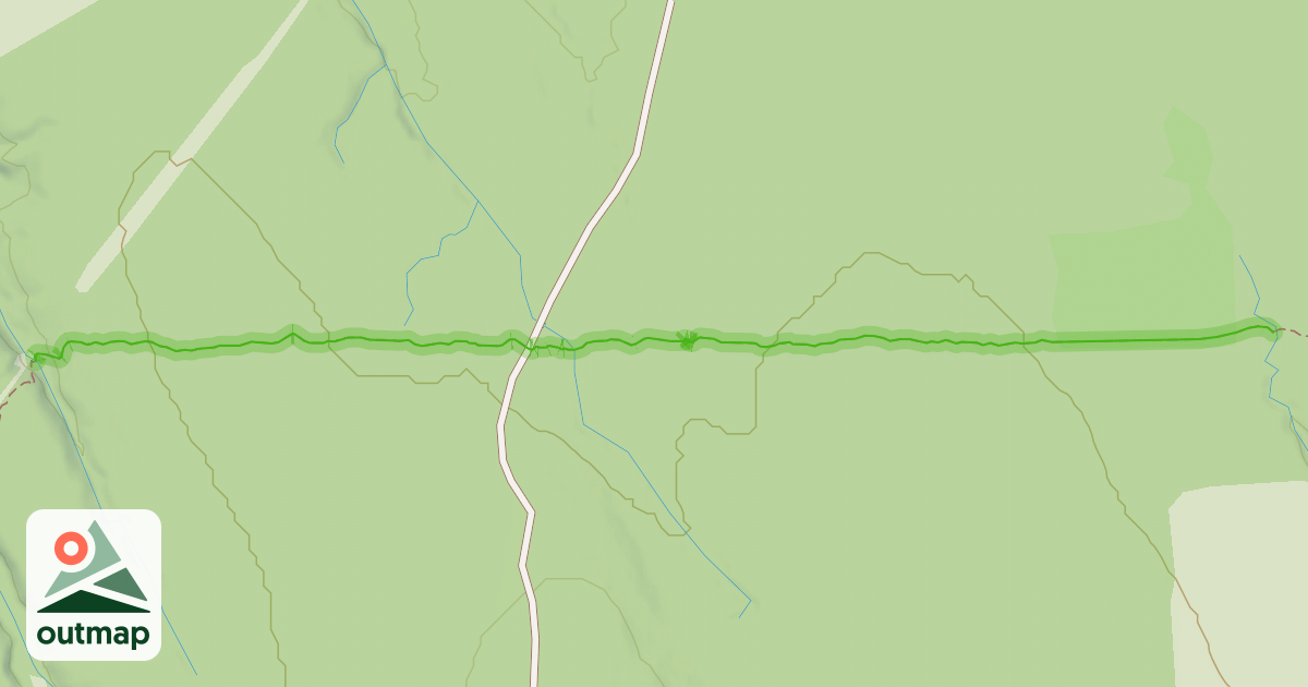 Map of Fred J. Cusimano Westside Overland Trail