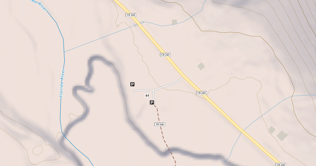 Map preview of LEMON DAY USE AREA A