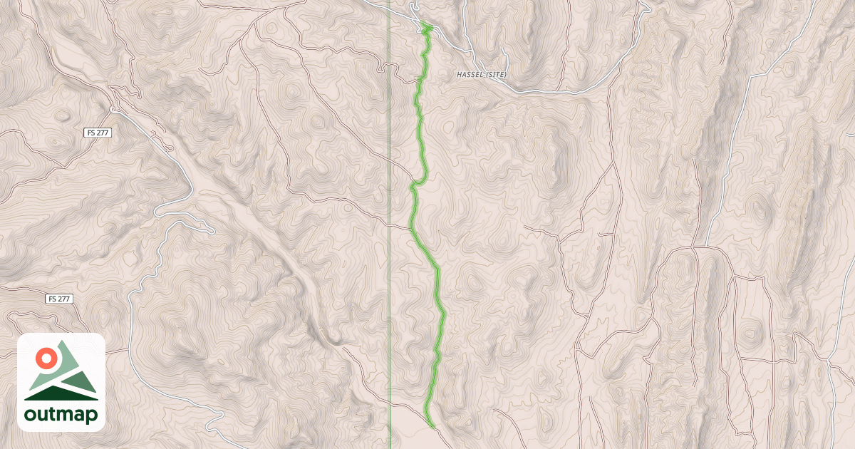 Map of Cold Springs Road