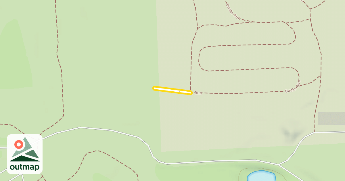 Map of Bucks Run