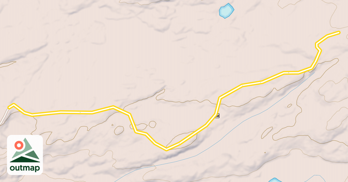 Map of Ham Lake Trail
