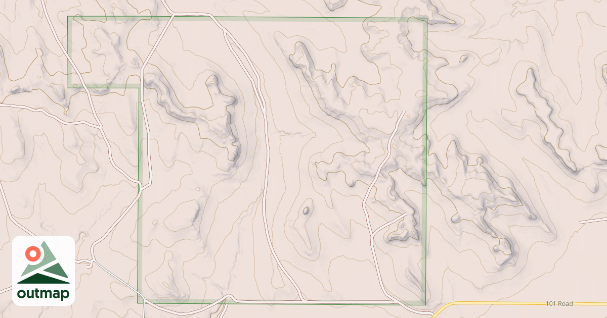 Map of (FDR) STATELINE RD