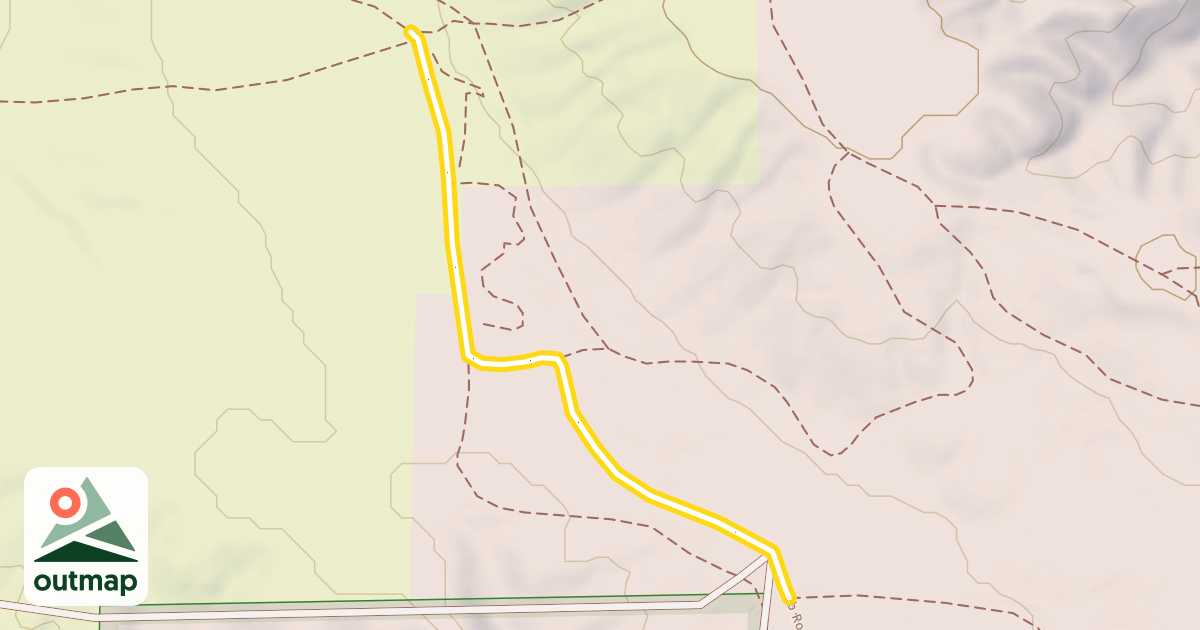 Map of Bob Ross Trail
