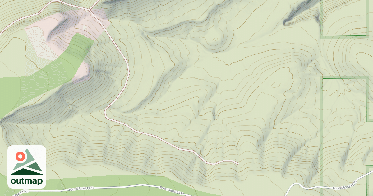 Map of GUNSIGHT PASS