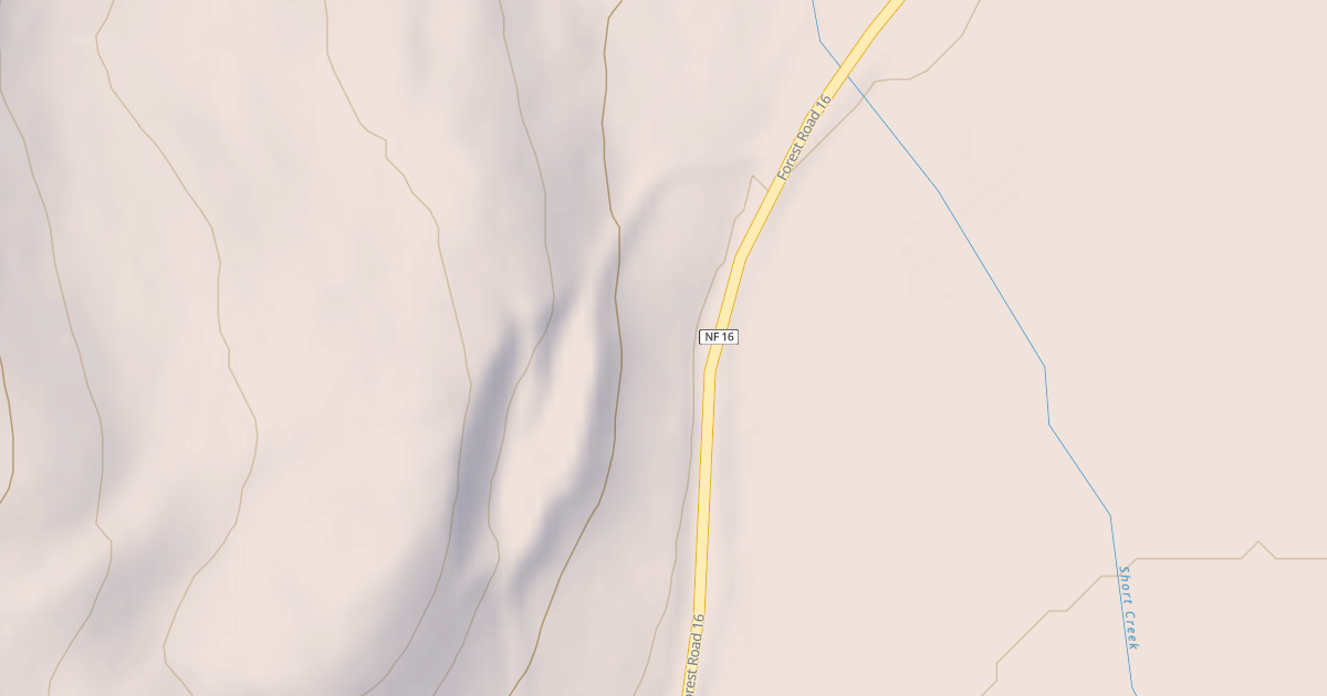 Map preview of USFS National Forest System Roads {9976BC7A-ACD0-4A61-BDDA-AAC8896670AA}