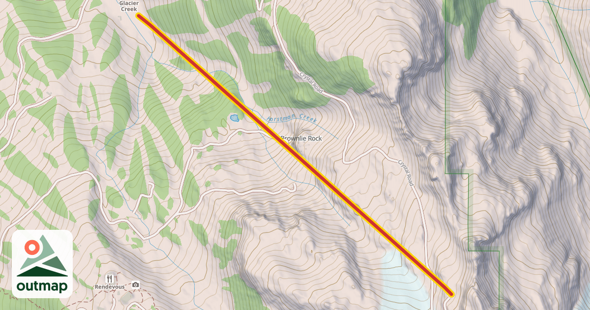 Map of Glacier Express