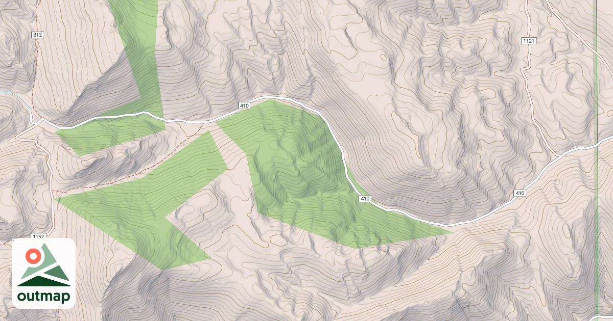 Map of ST CHARLES DRY CANYON
