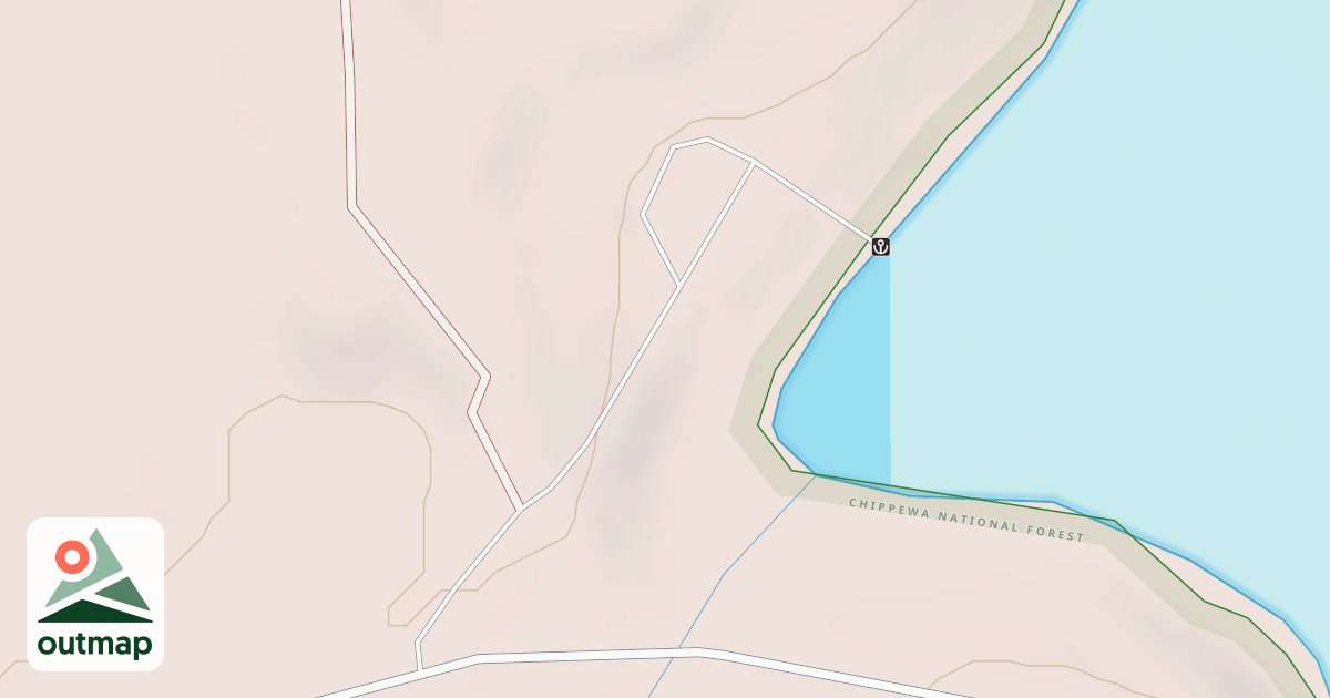 Map of DIAMOND LAKE BOAT ACCESS