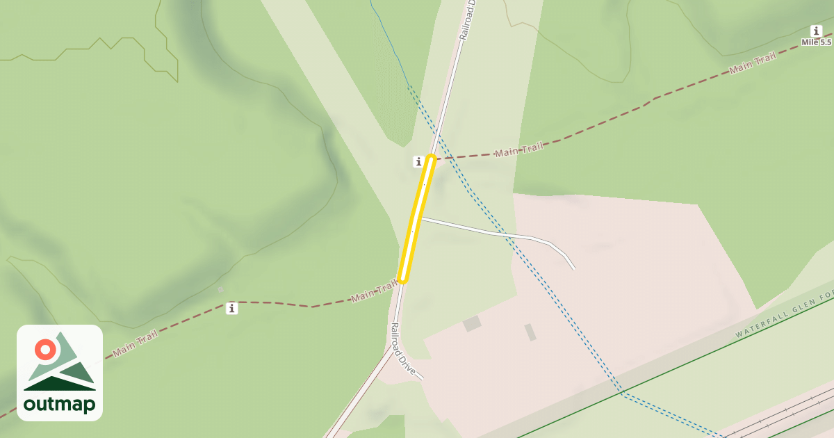 Map of Railroad Drive