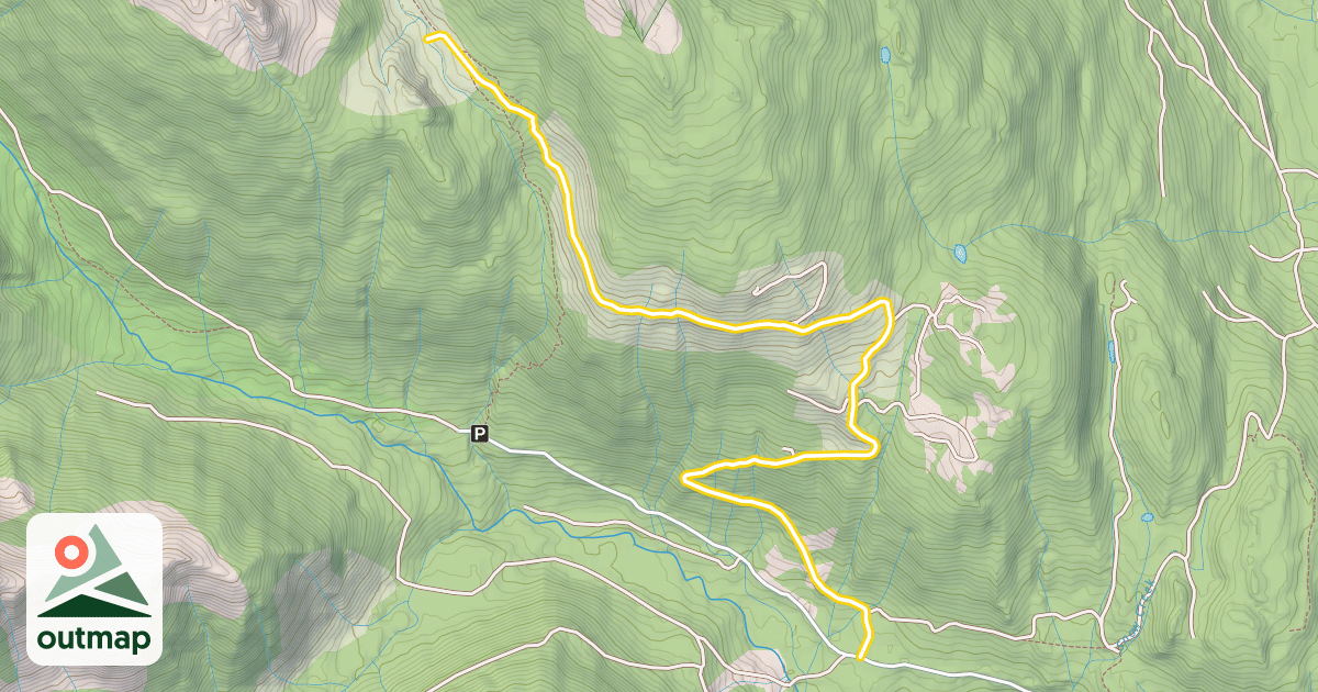 Map of 4 Corners to Brandywine Bowl