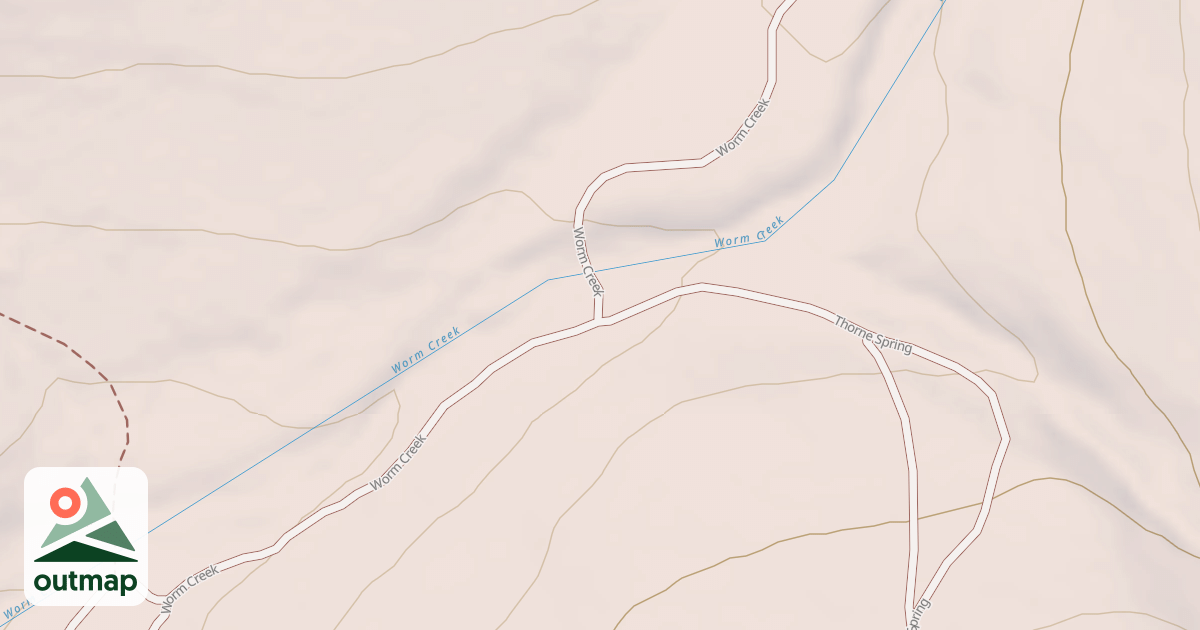 Map of Thorne Spring