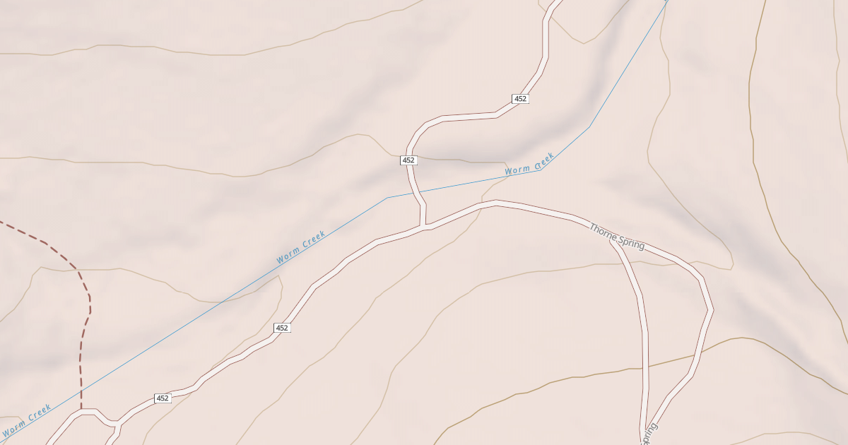 Map preview of Thorne Spring
