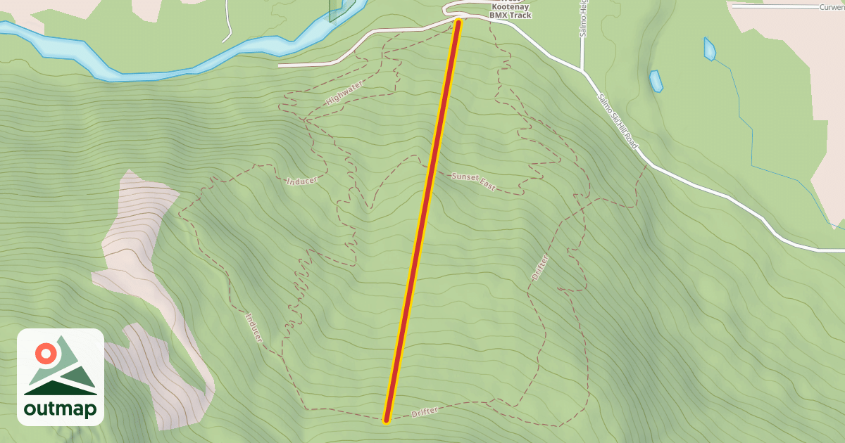 Map of T-Bar