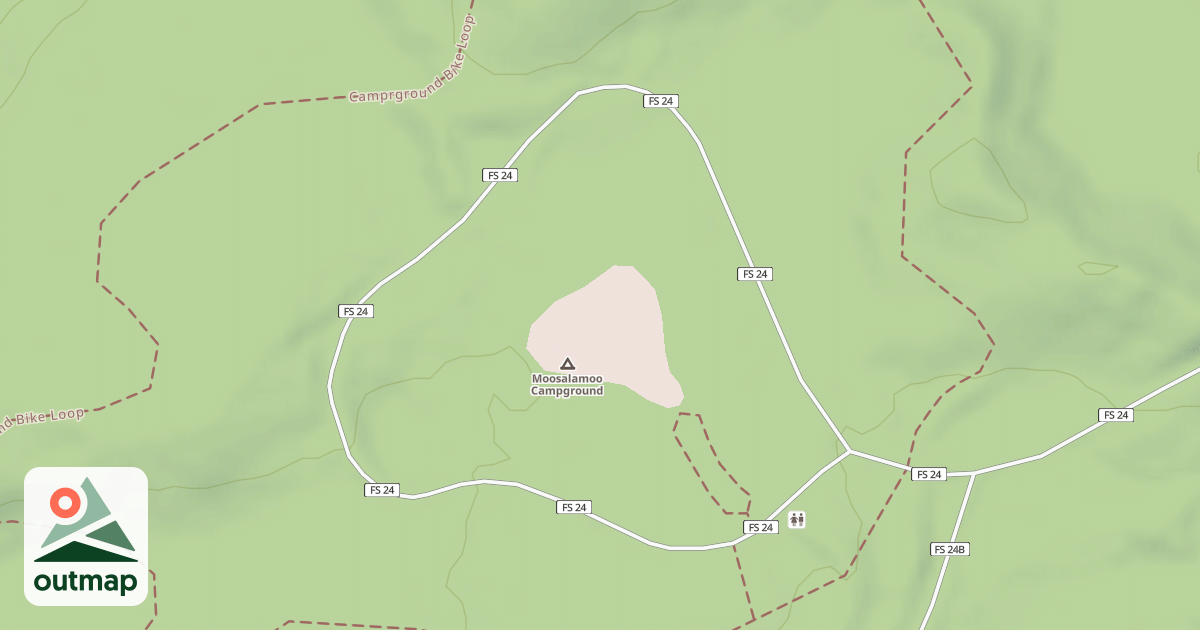 Map of MOOSALAMOO SPUR