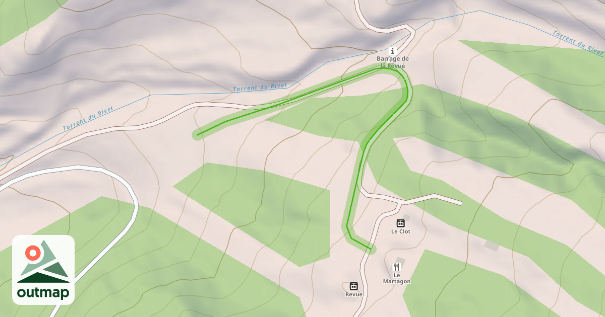 Map of Les Grangettes
