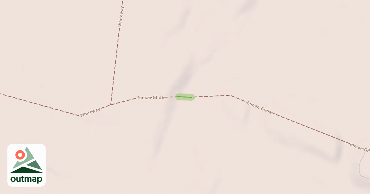 Map of Inman Glide
