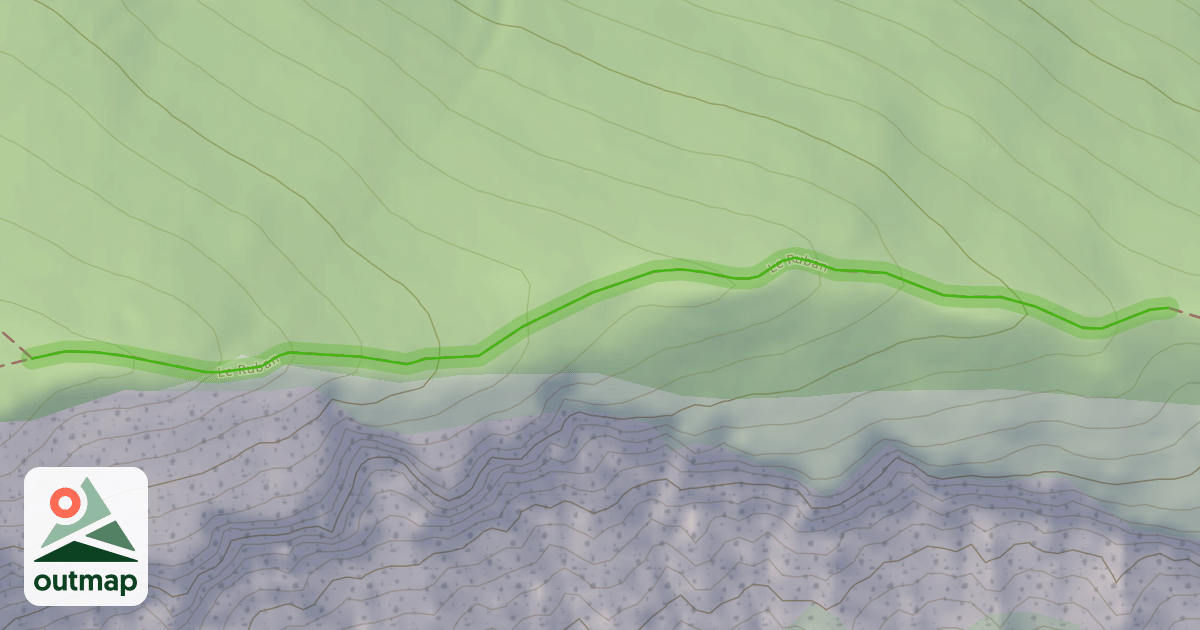 Map of Le Ruban
