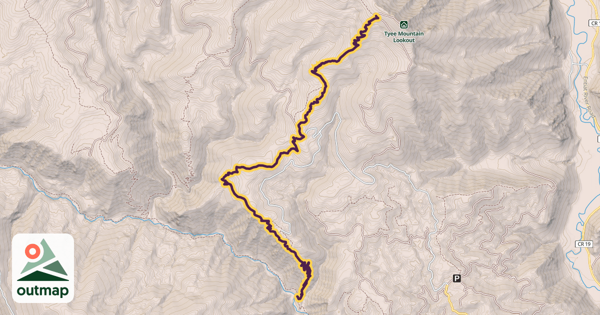 Map of Billy Ridge Trail