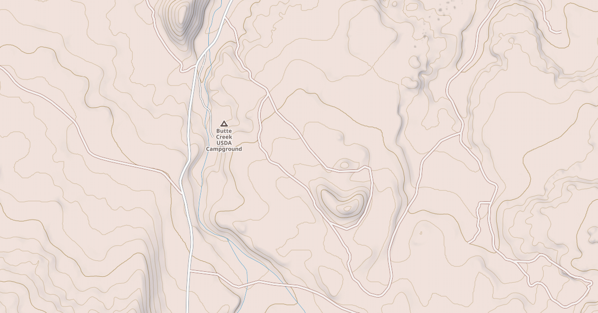 Map preview of EAST BUTTE CREEK