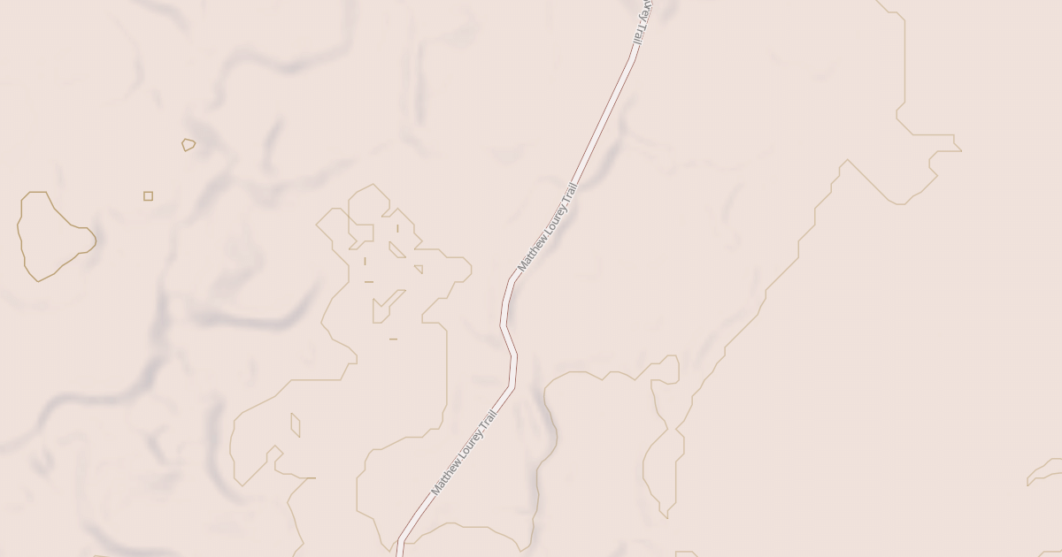 Map preview of Matthew Lourey State Trail