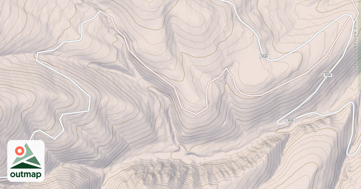 Map of HD FIRE CREEK