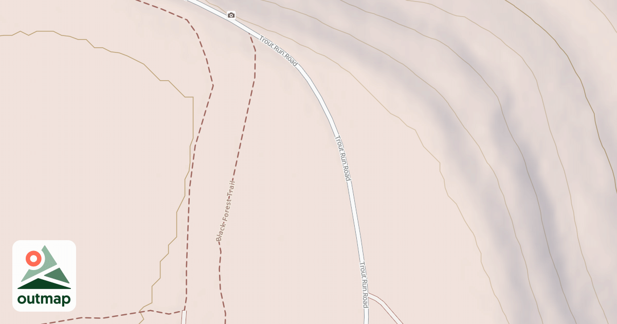 Map of Coudy Pike Snowmobile Trails