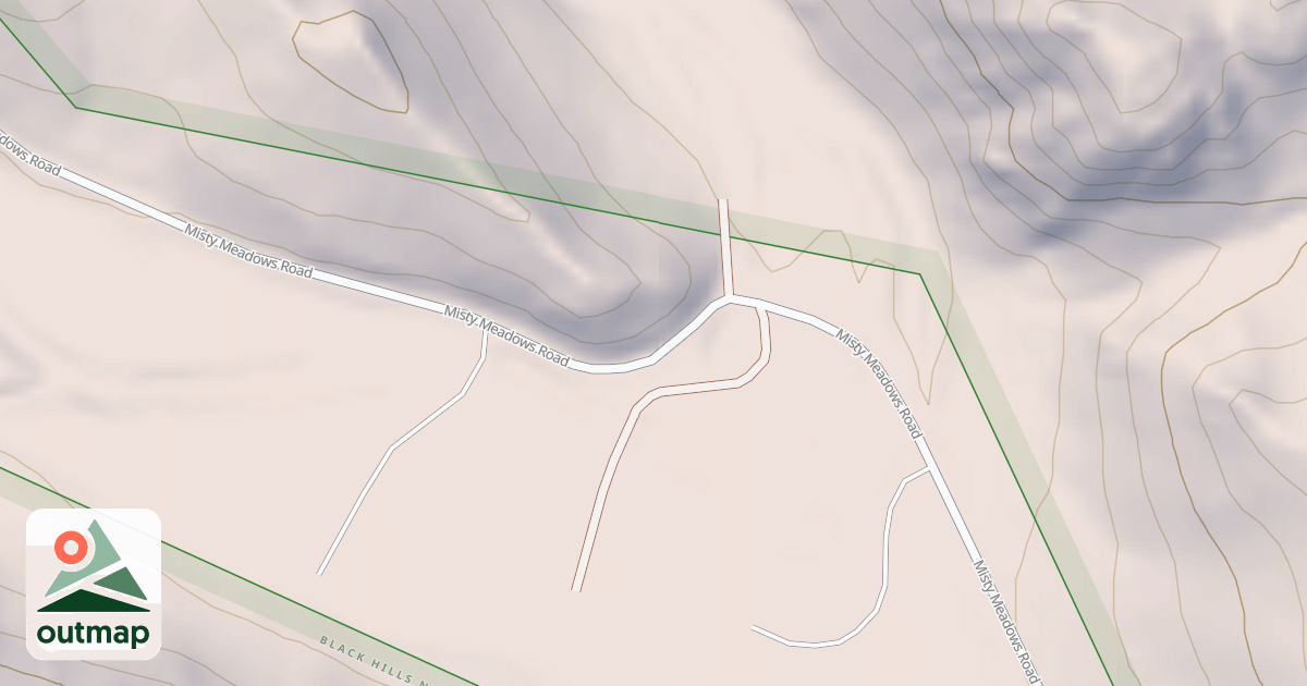 Map of ESTES CREEK