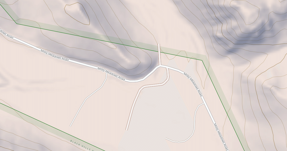 Map preview of ESTES CREEK