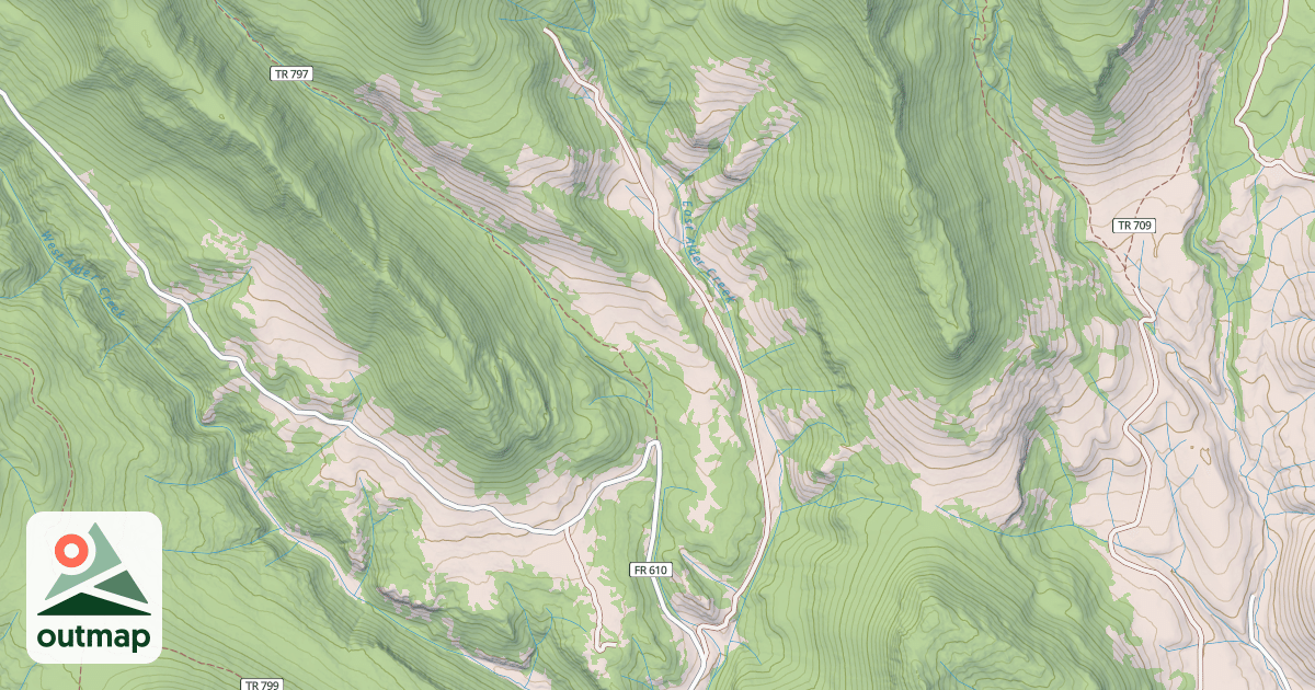 Map of EAST ALDER