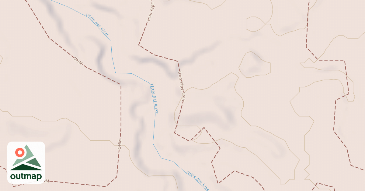 Map of Straight Arrows Trail