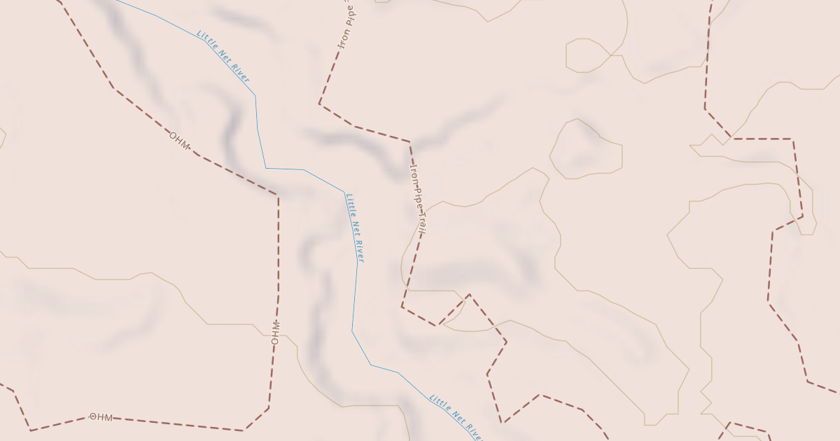 Map preview of Straight Arrows Trail
