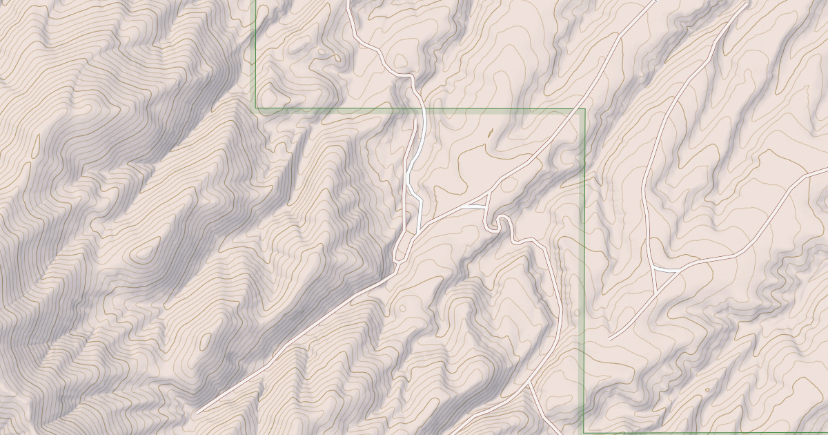 Map preview of HUTCHEY CANYON