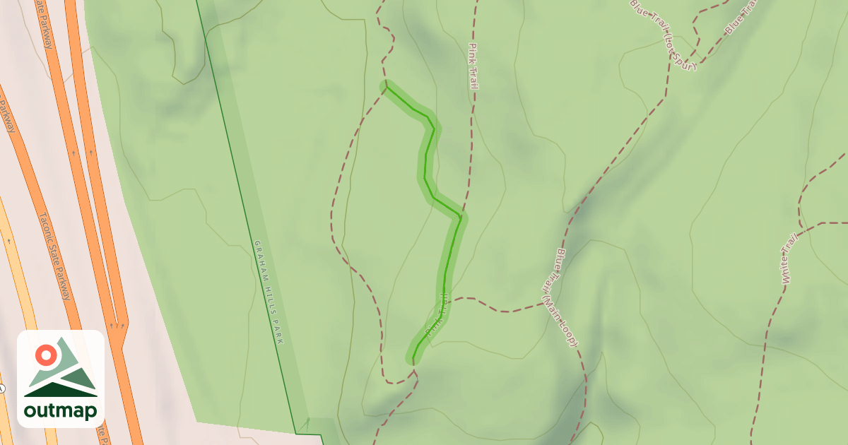 Map of Pink Trail