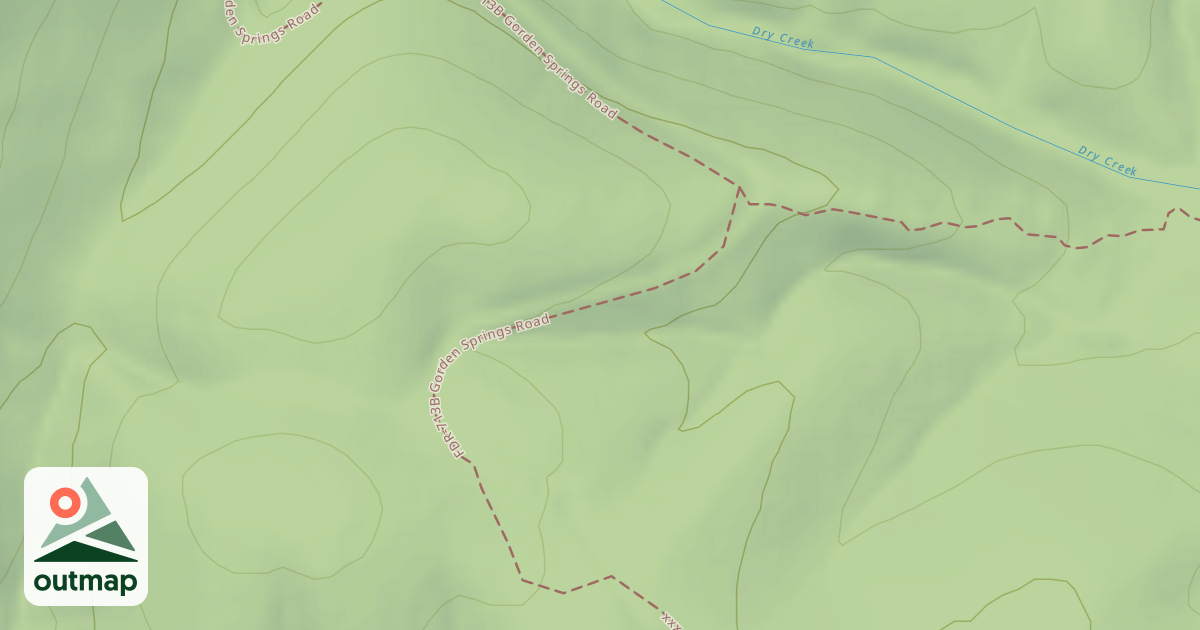 Map of Fdr-713 Gordon Springs Road