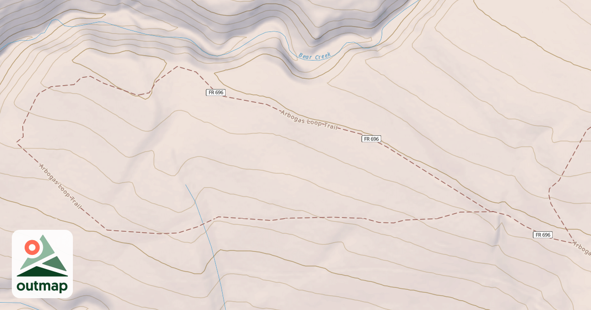 Map of Arbogas Loop