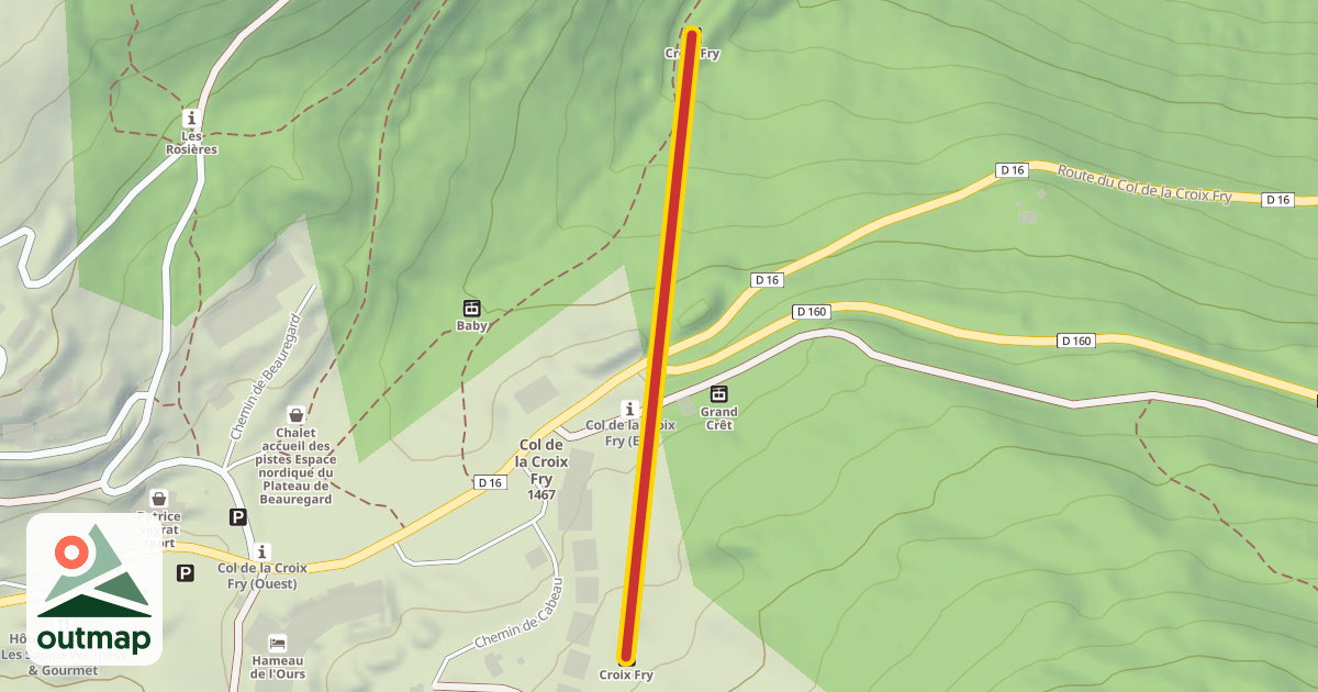 Map of Croix Fry