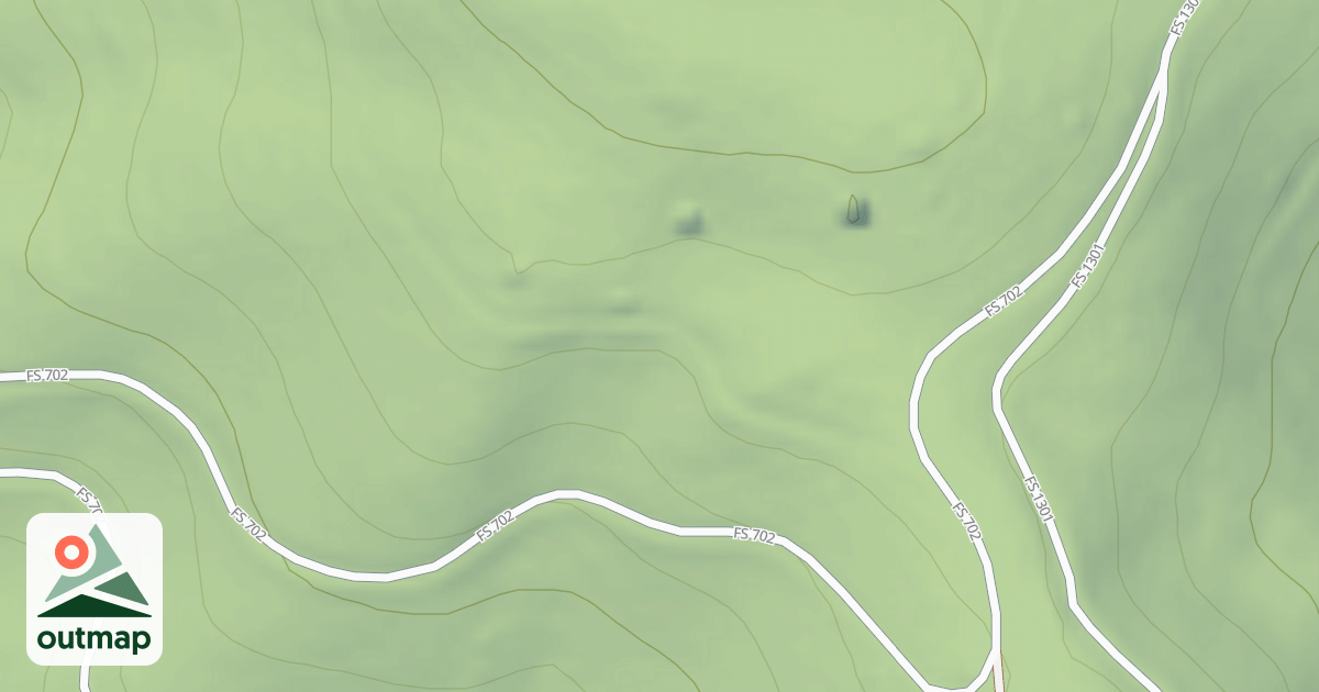 Map of (FDR) HEAD OF BURKE GULCH