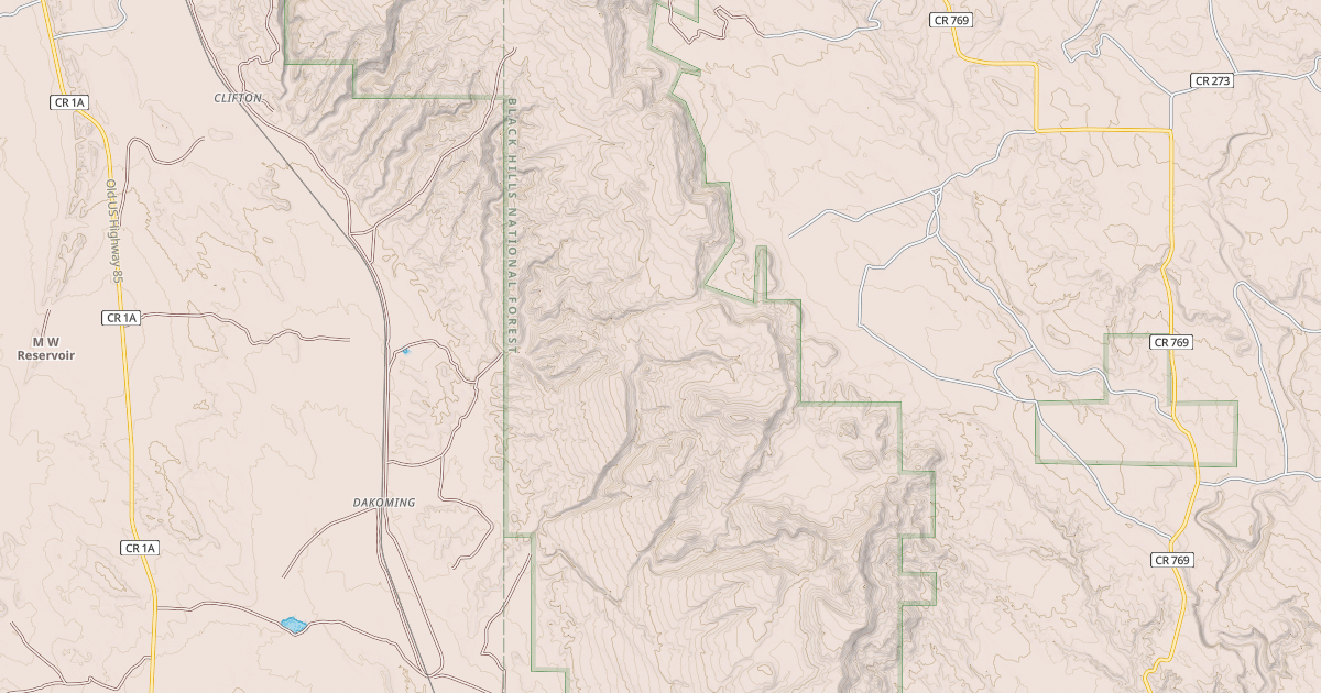 Map preview of ELK MOUNTAIN