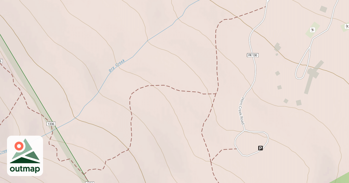 Map of DRY CREEK ACCESS