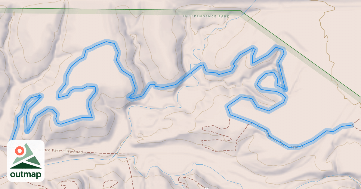 Map of Independence Park - Trail 3
