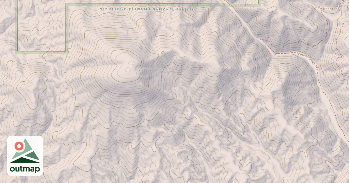 Map of FEATHER CREEK
