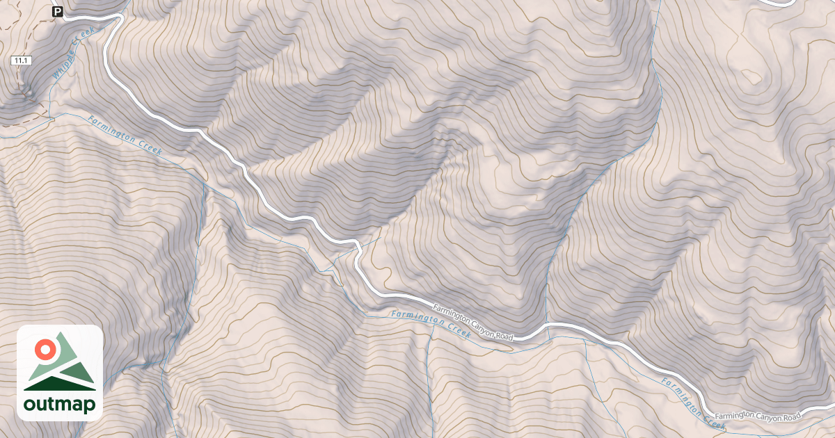 Map of FARMINGTON CANYON ATV
