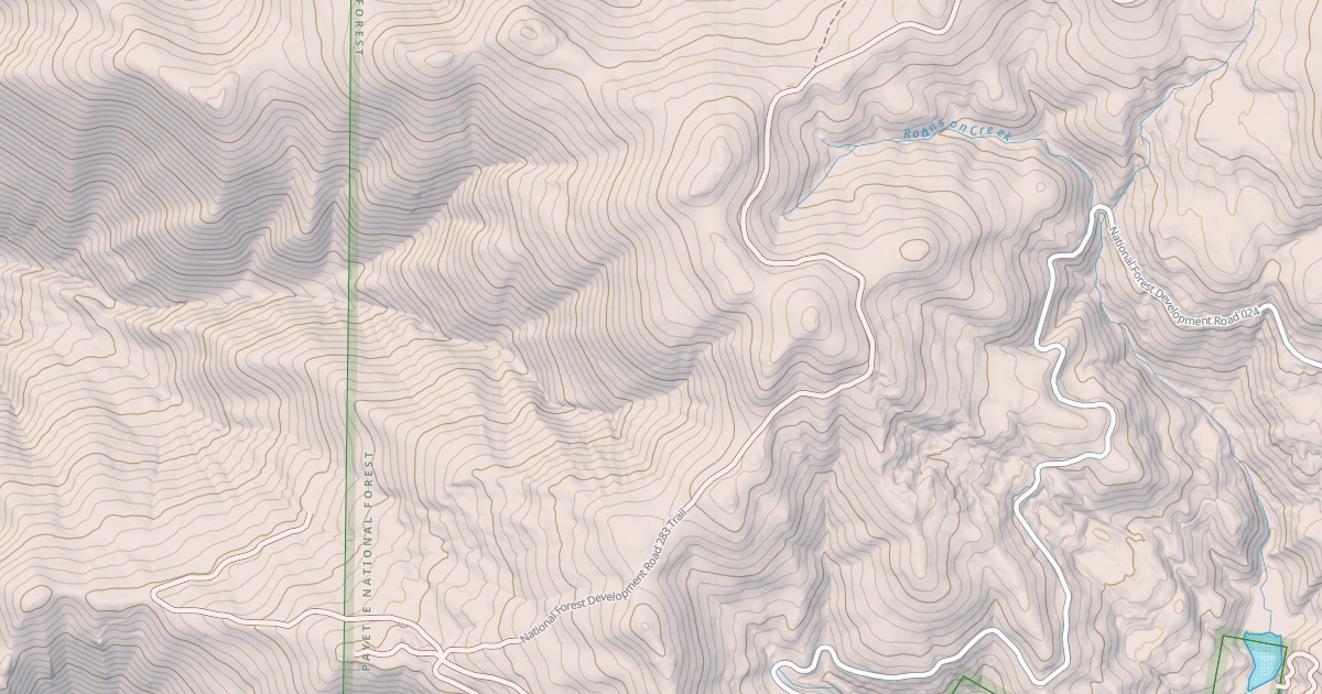 Map preview of W/F Pine Creek