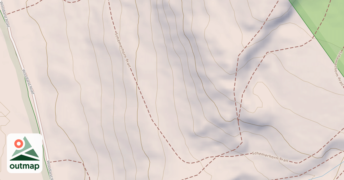 Map of Schemerhorn Trail