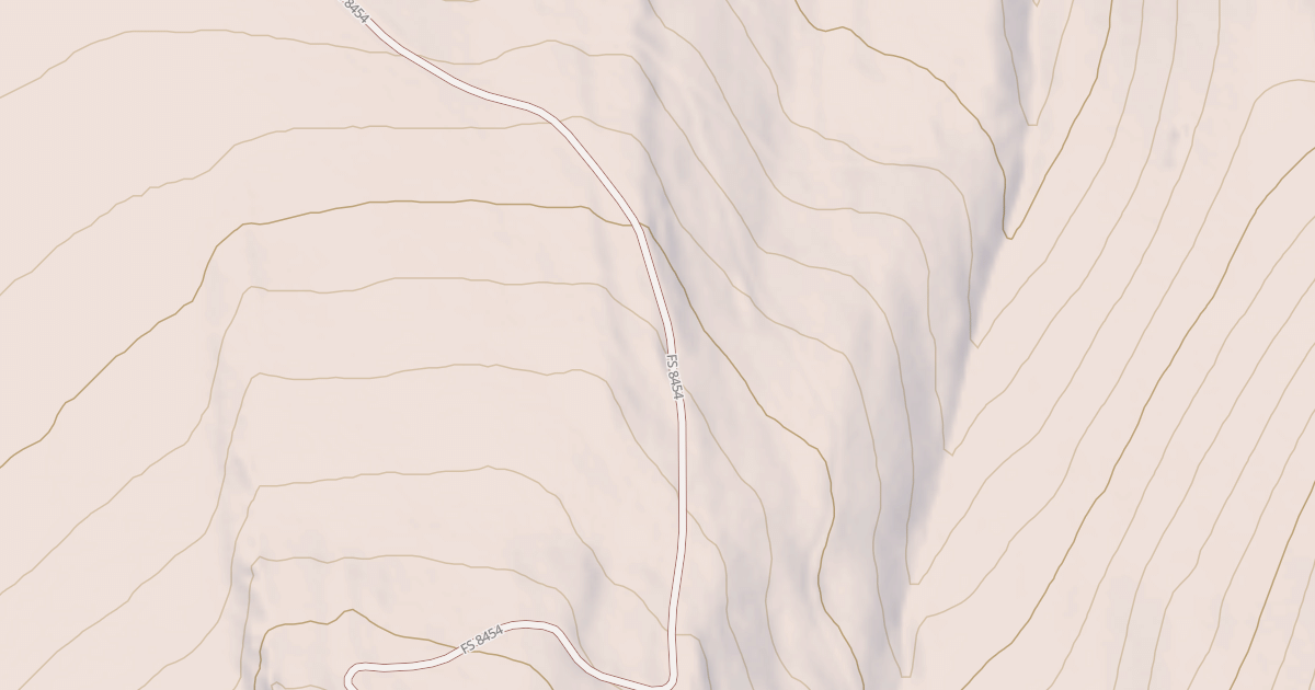 Map preview of USFS National Forest System Roads {86D13037-C826-41A2-81FE-6BBD4BC6212B}