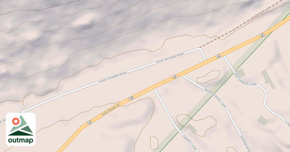 Map of Daikers Trail