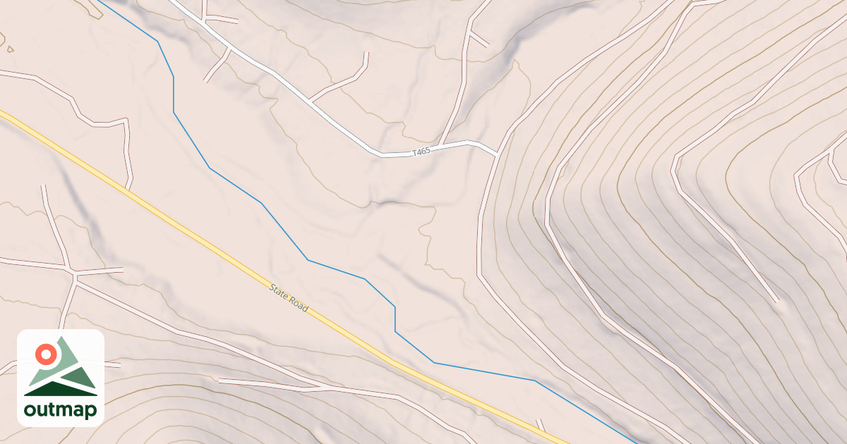 Map of KINZUA CREEK