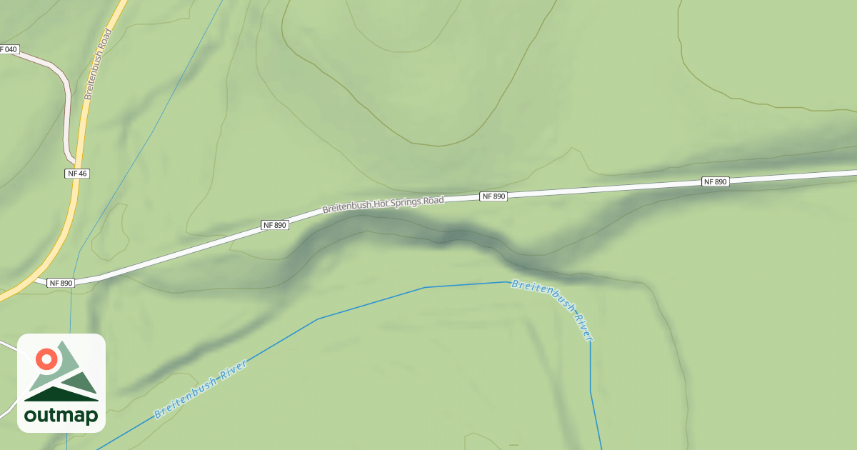 Map of HOT SPRINGS