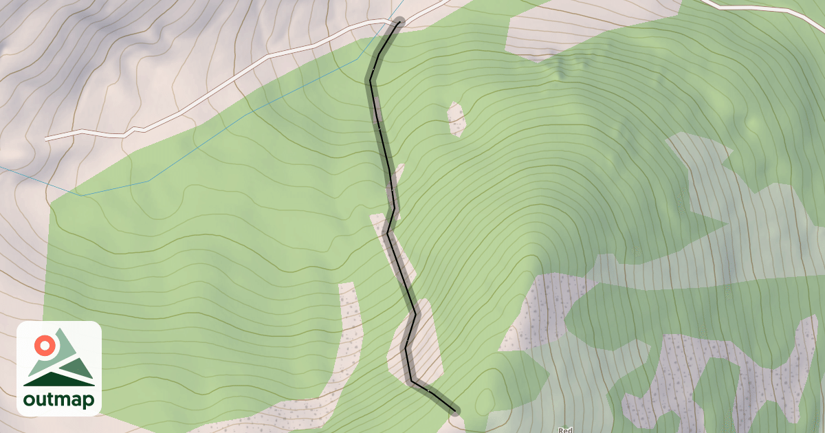Map of Booty's Run