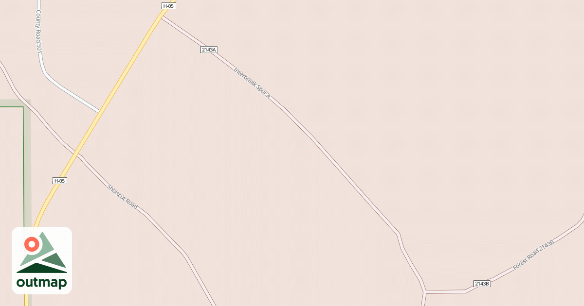Map of INTERBREAK SPUR A